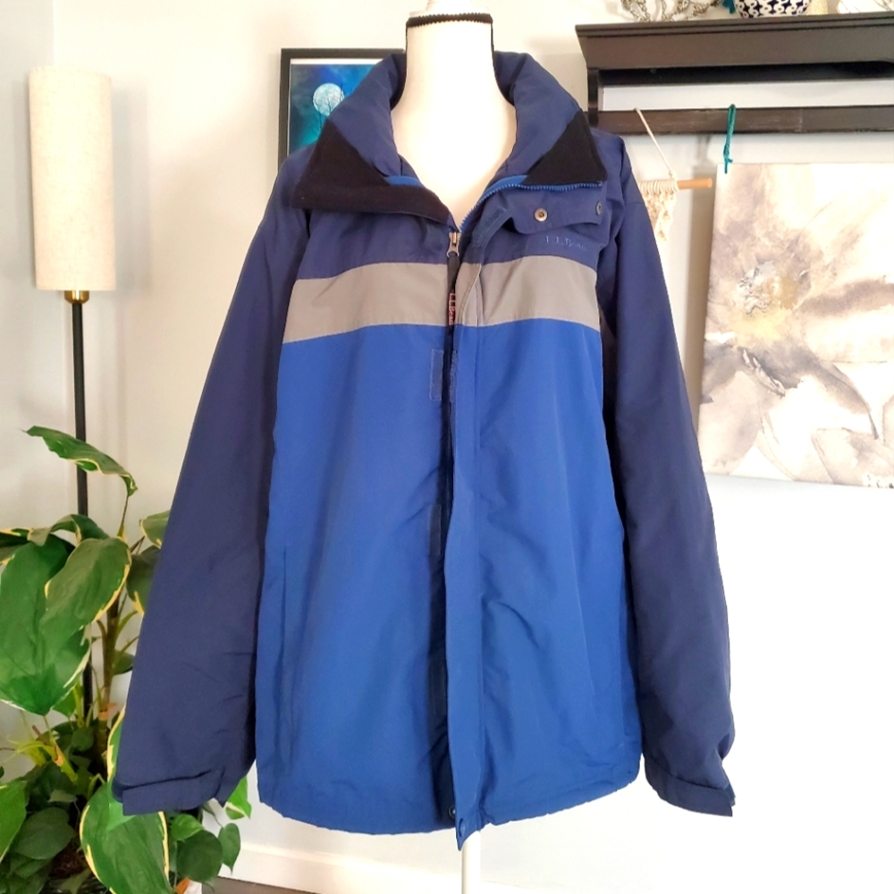L.L. BEAN 3-in-1 interchange parka shell XL